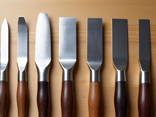 整然と並べられた日本の伝統的な木工手工具